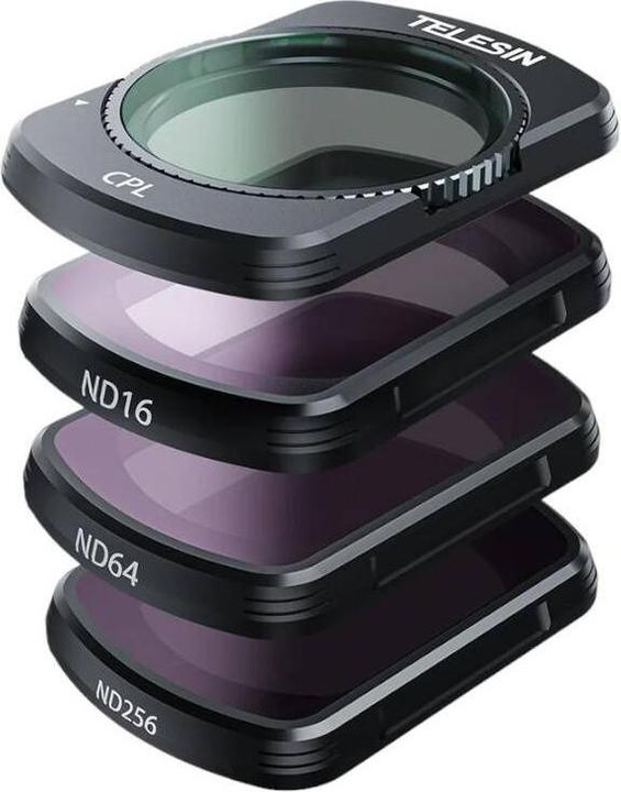 Produktbild Telesin Lens filter set CPL + ND16/64/256 (Osmo Pocket 3)