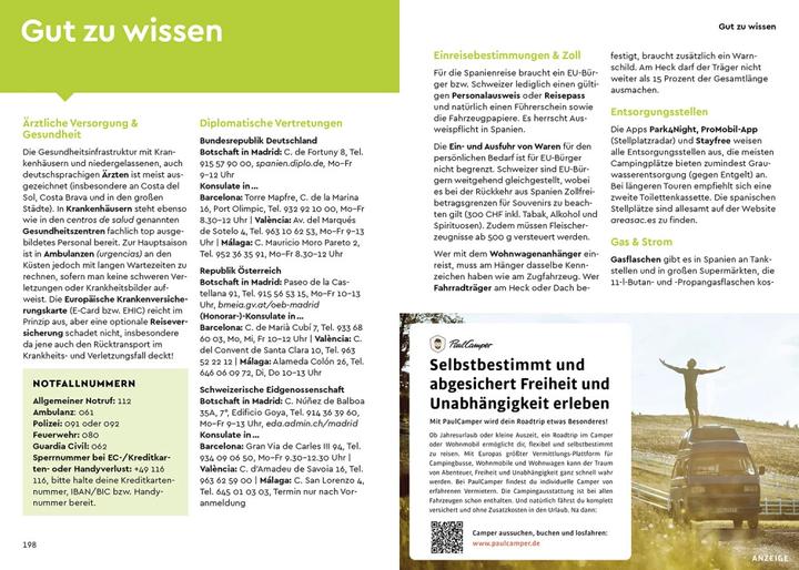 Produktbild Camper Guide Spanien: Mittelmeerküste, Katalonien & Andalusien (Deutsch, Jan Marot)