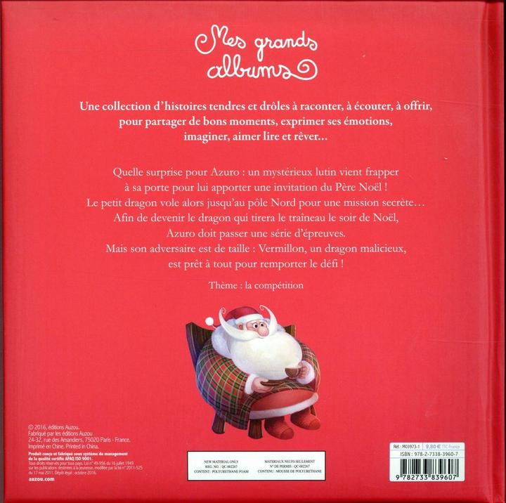 Produktbild Azuro et le défi du père Noël / Mes grands Albums (Französisch, Souillé Olivier, Fleury Jérémie, Souillé Laurent, 2020)