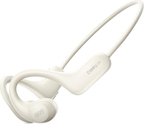 Actual product image QCY Crossky Link T22, BT, open construction, ENC, IPX6, sports headphones, white