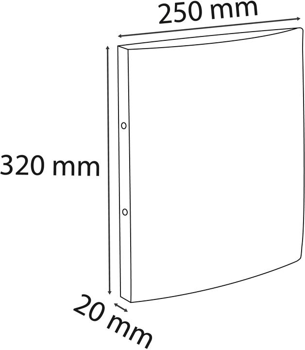Produktbild Exacompta Ringbuch Top Color A4 2 cm, Gelb (A4, 1 x)