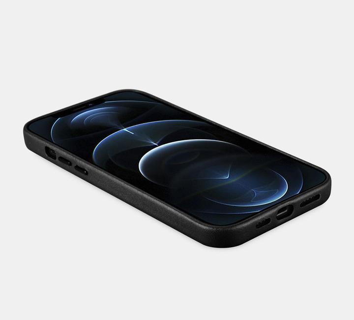 Produktbild iCarer iPhone 12 Pro Max Echt Leder Case with MagSafe Blau (Apple iPhone 12 Pro Max)