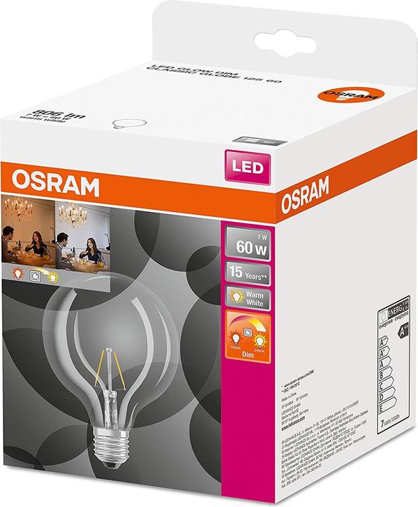 Actual product image Osram Star+ Globe (E27, 7 W, 806 lm, 1 x, E)
