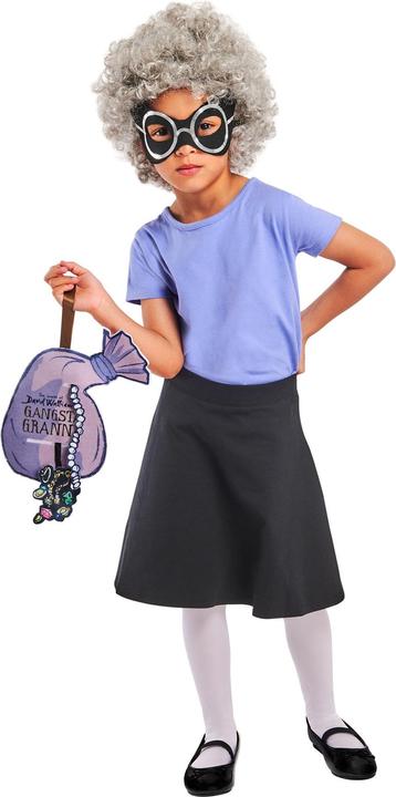 Actual product image David Walliams Childrens/Kids Gangsta Granny Costume Set (One size)