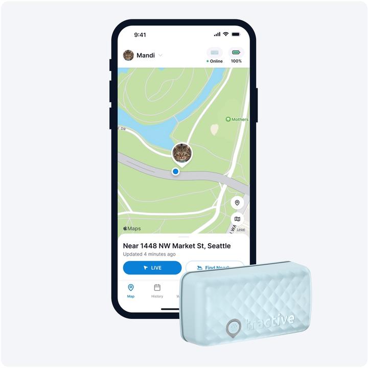 Immagine prodotto Tractive GPS Mini (Taglia unica, Gatto, Generale)