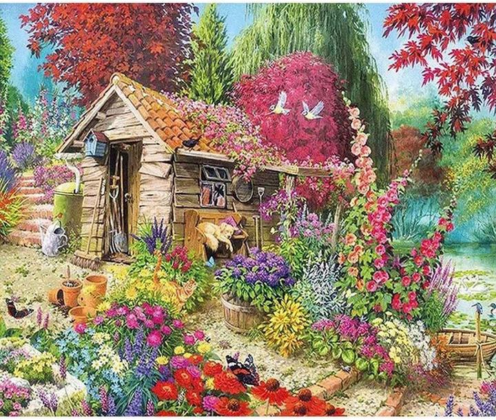 Norimpex Diamond mosaic - Cottage in the garden