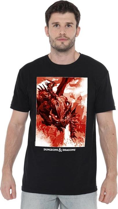 Immagine prodotto Dungeons & Dragons Dragon Rider Maglietta Raffica Uomo (4XL)