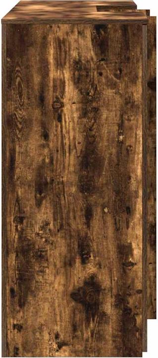Actual product image VidaXL Reception counter smoked oak 155x50x103.5 cm wood-based reception counter
