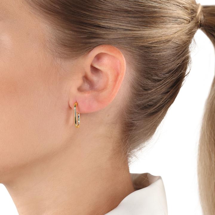 Immagine prodotto Amor Gioielli per orecchie da donna, argento 925, zirconi sintetici. (Argento 925)