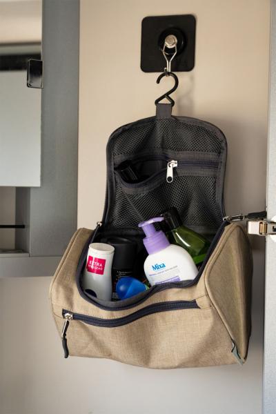 Actual product image Berger Washbag toiletry bag premium beige