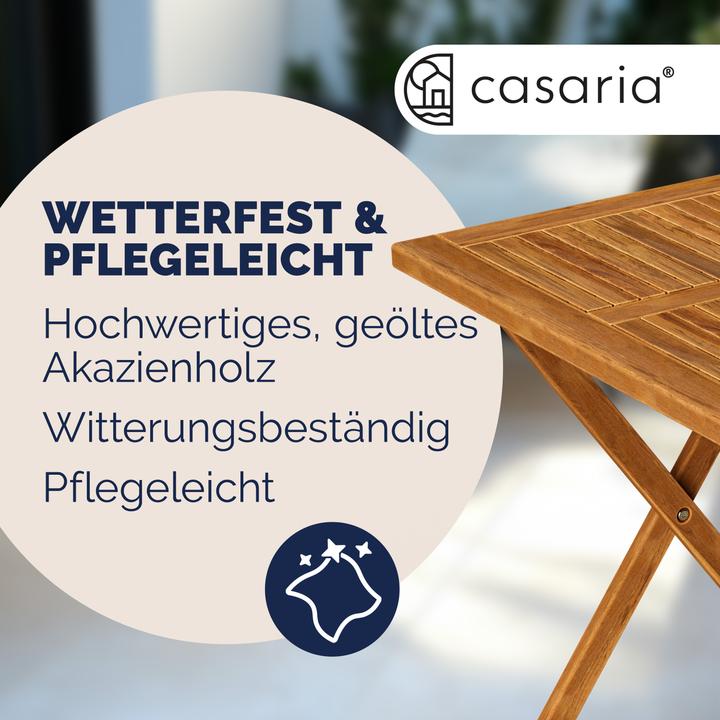 Image du produit Casaria Table de jardin (70 cm)