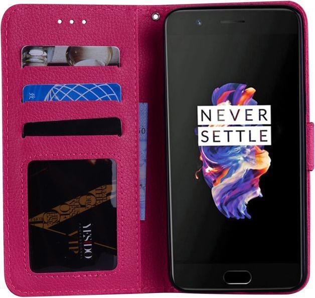 Produktbild MU Classic Lederhülle mit Litchitextur (OnePlus 5)