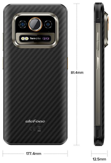 Produktbild Ulefone Smartphone Armor 25T 8GB/256GB (Frost Black) (256 GB, Frost Black, 6.77", Hybrid Dual SIM, 50 Mpx, 4G)
