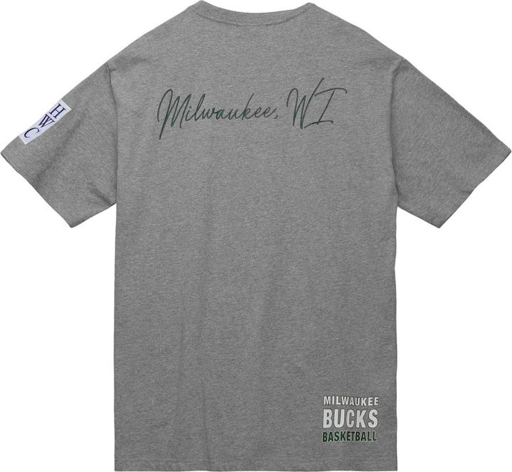 Actual product image Mitchell & Ness Shirt - HOMETOWN CITY Milwaukee Bucks - S (S)