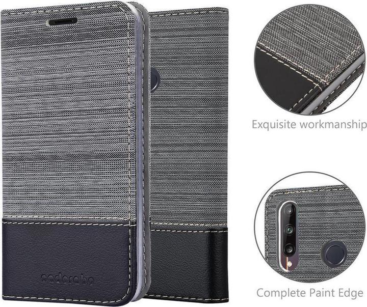 Image du produit Cadorabo Couverture look jeans Book (Huawei Nova 7i, Huawei P40 Lite)