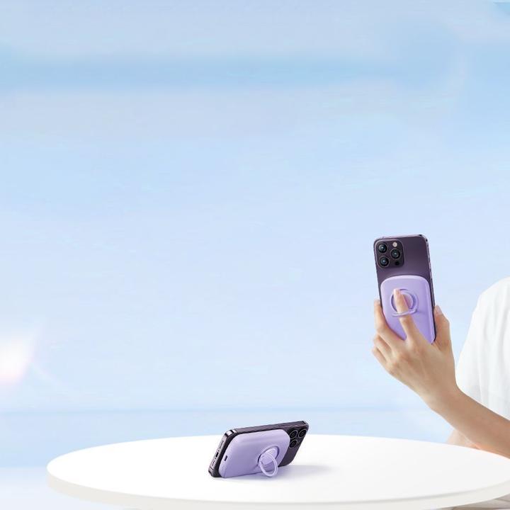 Produktbild Joyroom Magnetic Wireless Power Bank with Ring Holder (6000 mAh, 15 W)