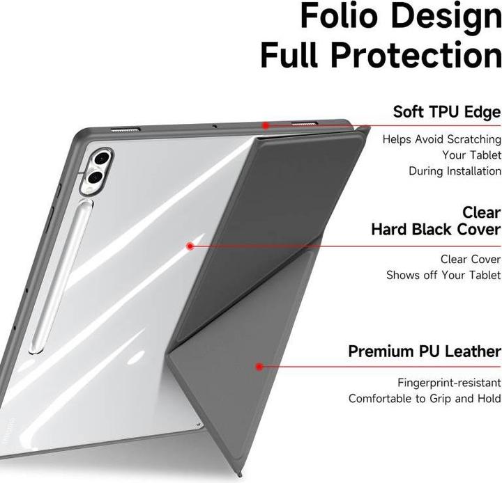 Actual product image Dux Ducis Magi Series Bookover (Galaxy Tab S9, Galaxy Tab S9 FE)