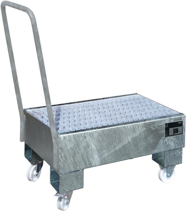 Produktbild kaiserkraft Auffangwanne aus Stahlblech, fahrbar