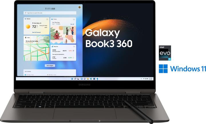 Actual product image Samsung Galaxy Book3 360 (13.30", Intel Core i5-1340P, 8 GB, 256 GB, DE)