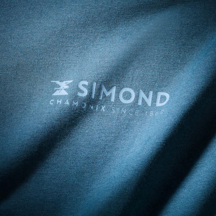 Actual product image Simond Herren Kletter-T-Shirt strapazierfähig - Vertika blau (M)