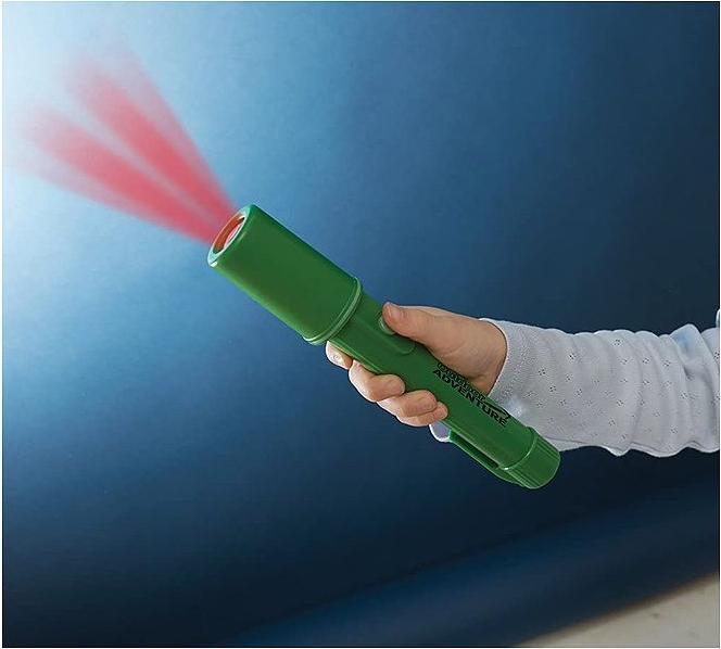 Image du produit Brainstorm Grande lampe de poche avec lumière LED rouge (22 cm)