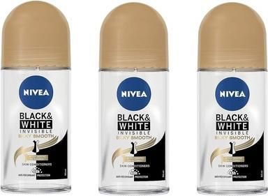 Actual product image NIVEA Invisible Black & White Silky Smooth (Roll-on, 50 ml)