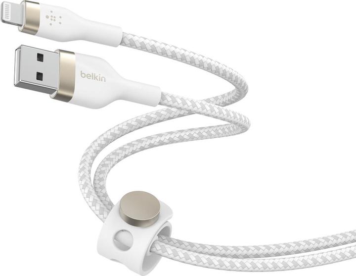 Actual product image Belkin USB charging cable Boost Charge Pro Flex USB A - Lightning 2 m (2 m)
