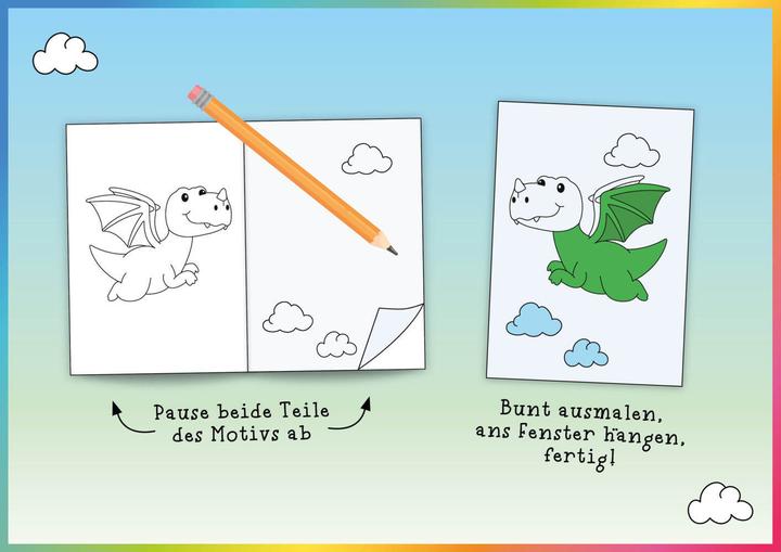 Actual product image Colourful tracing paper colouring fun - knights, dragons and castles