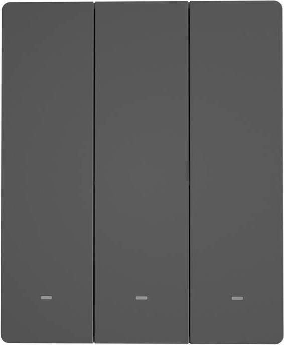 Image du produit Sonoff Smart 3-Channel Wi-Fi Wall Switch Black (M5-3C-80)