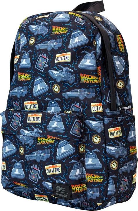 Actual product image Loungefly Universal by Full-Size Nylon Rucksack Back to the Future 40th Anniversary