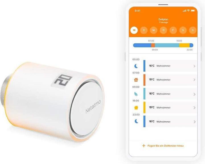 Actual product image Netatmo Wireless radiator thermostat