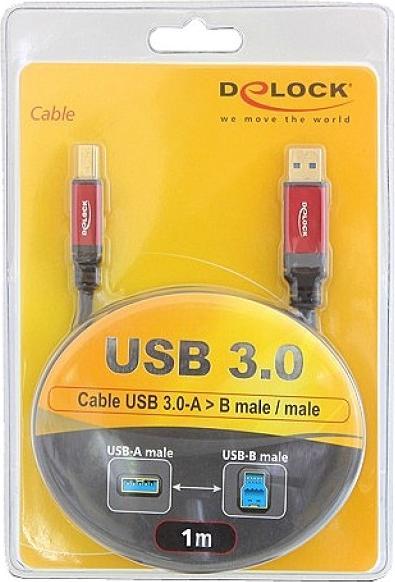 Actual product image Delock USB A - USB B (3 m, USB 3.0)