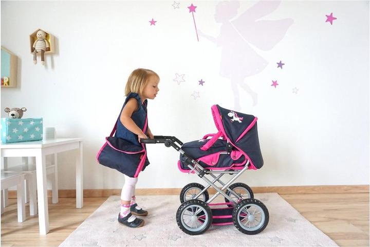 Immagine prodotto Knorrtoys Puppenwagen Ruby - "UMA.Das Einhorn" blue
