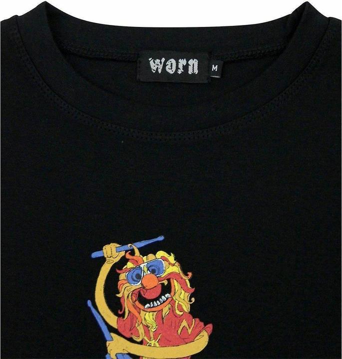 Actual product image Worn Animal Drummer Tshirt (L)