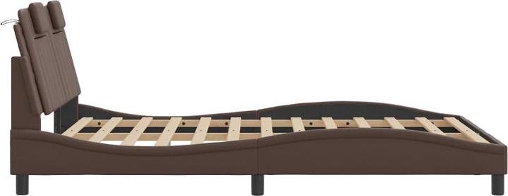 Produktbild VidaXL Bettgestell mit LED Kunstleder (120 x 200 cm)