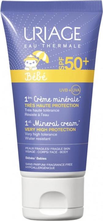Uriage SUN BABY mineral cream SPF50+ 50 ml (Sonnencreme, SPF 50, 50 ml)