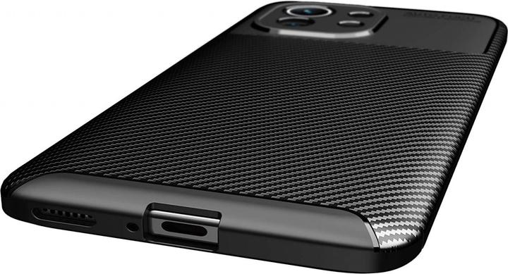 Productafbeelding Screenguard Xiaomi Mi 11 Romp Carbon Design TPU Hoesje (Xiaomi Mi 11i)
