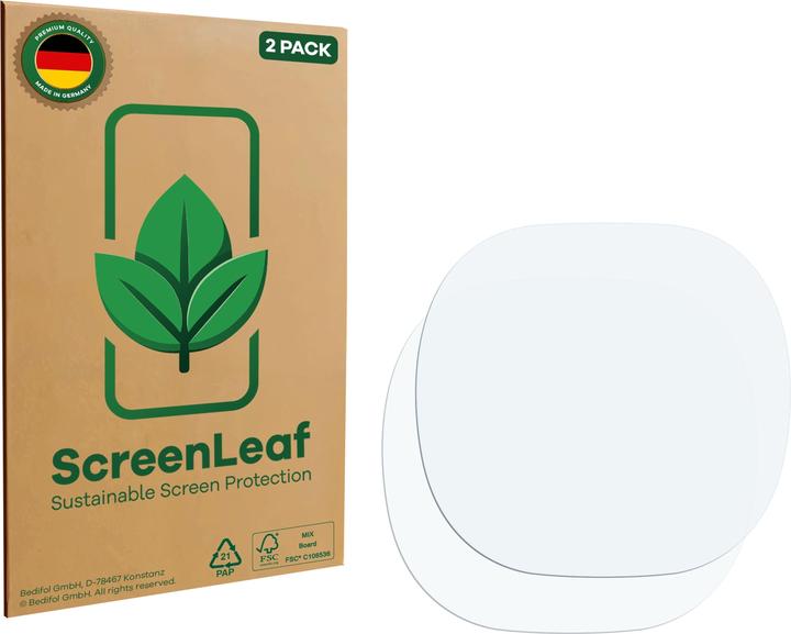 Actual product image ScreenLeaf Screen Protector sustainable Screen Protection, clear, anti-scratch