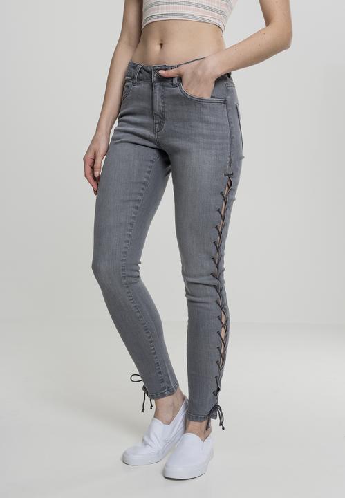 Immagine prodotto Urban Classics Ladies Denim Lace Up Skinny Pants (26)