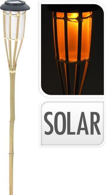 Produktbild Koopman Solarlampe Bambusstab