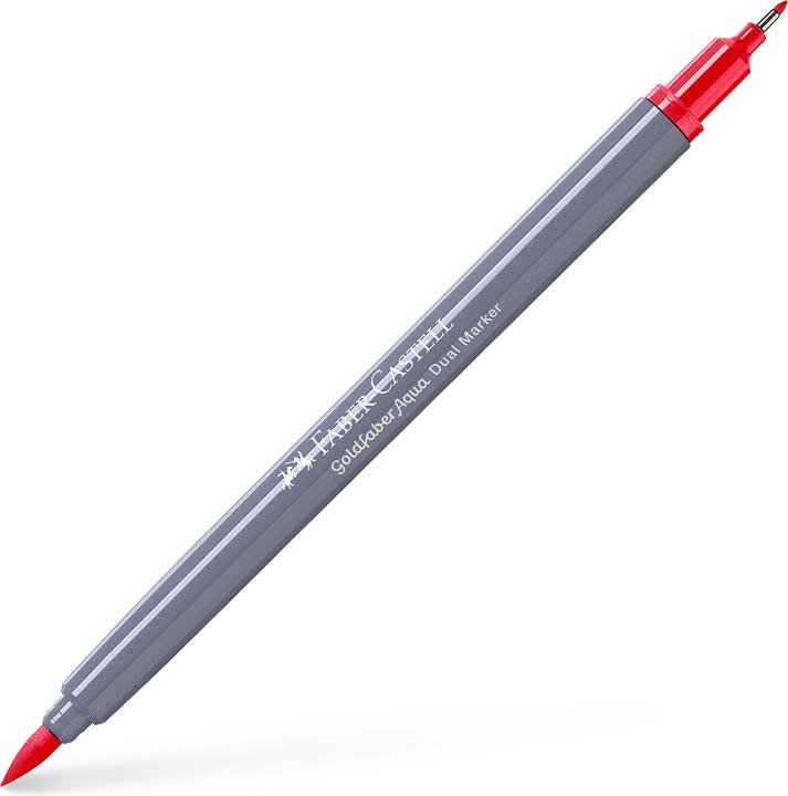 Produktbild Faber-Castell Dual Marker Goldfaber Aqua (Brilliant Red, 0.40 mm, 1 x)