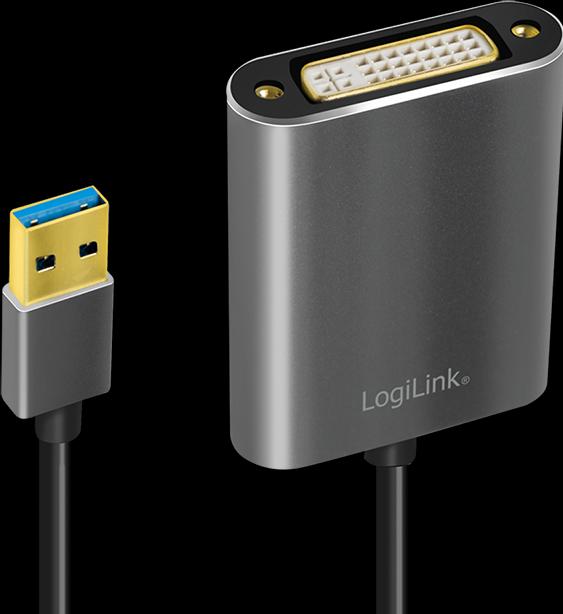 Produktbild LogiLink USB 3.0 zu (DVI, 5.10 cm)