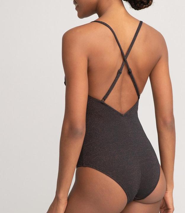 Produktbild La Redoute Collections Badeanzug aus Strukturmaterial mit Ballerina-Ausschnitt (38)