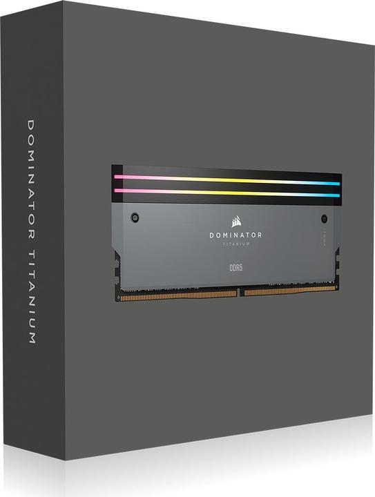 Actual product image Kingston RAM Corsair D5 6000 96GB C30 Dom Titanium K2 (2 x 48GB, 6000 MHz, DDR5 RAM, DIMM)
