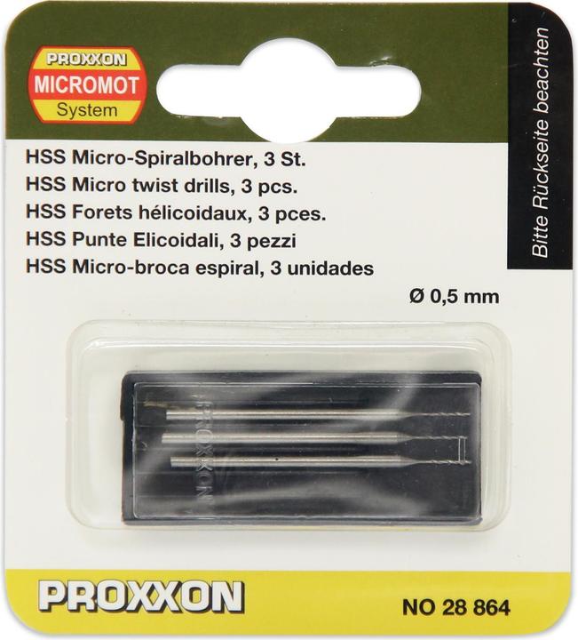 Produktbild Proxxon Mikro-Spiralbohrer (0.5 mm)