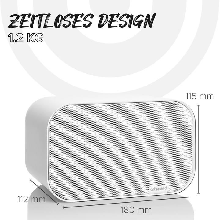 Actual product image Artsound UNI30 Wit (per pair) (1 pair)