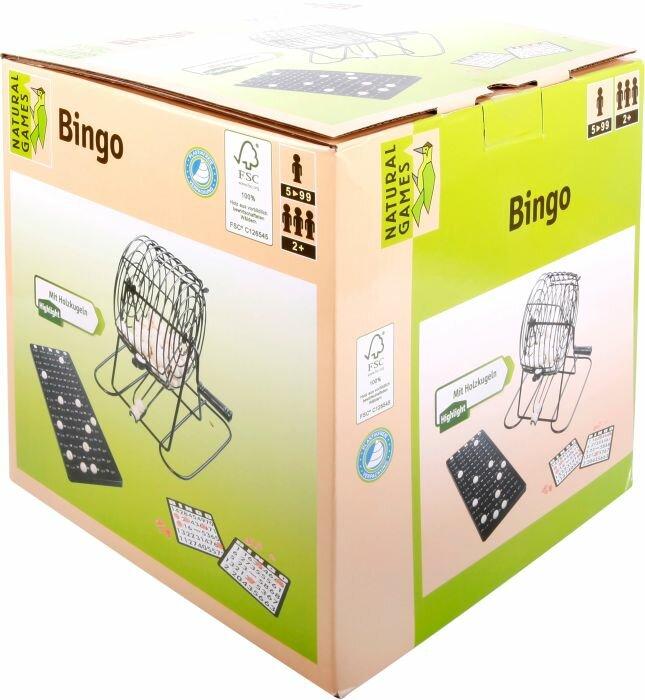 Natural games Bingo mit Metallkorb (Deutsch)