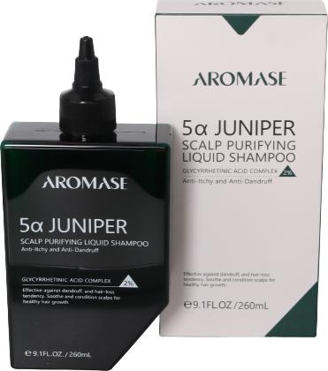 Actual product image Aromase - 5α Juniper Scalp Purifying Liquid Shampoo (260 ml, Liquid shampoo)