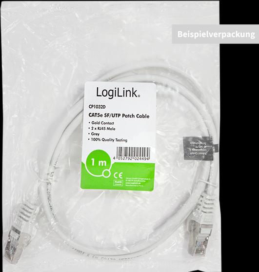 Actual product image LogiLink Network cable (SF/UTP, CAT5e, 7.50 m)