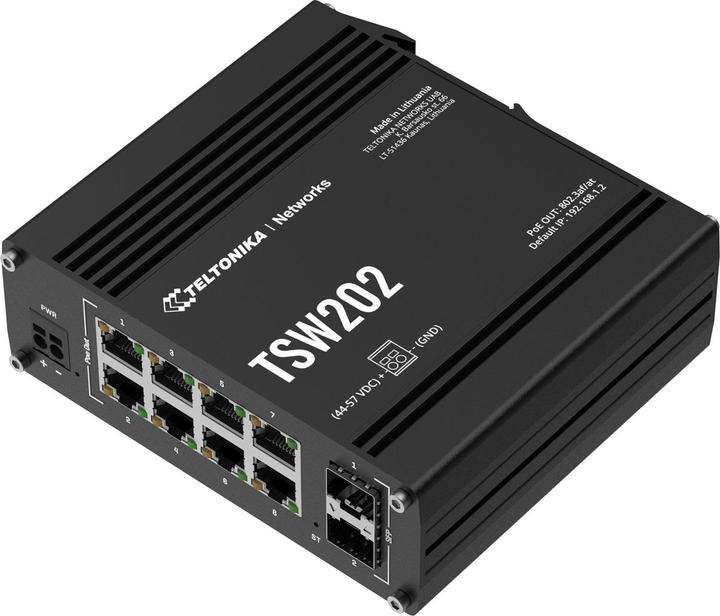 Immagine prodotto Teltonika TSW202 000000 - TSW202, SWITCH PoE+ GESTITO (10 Porti)